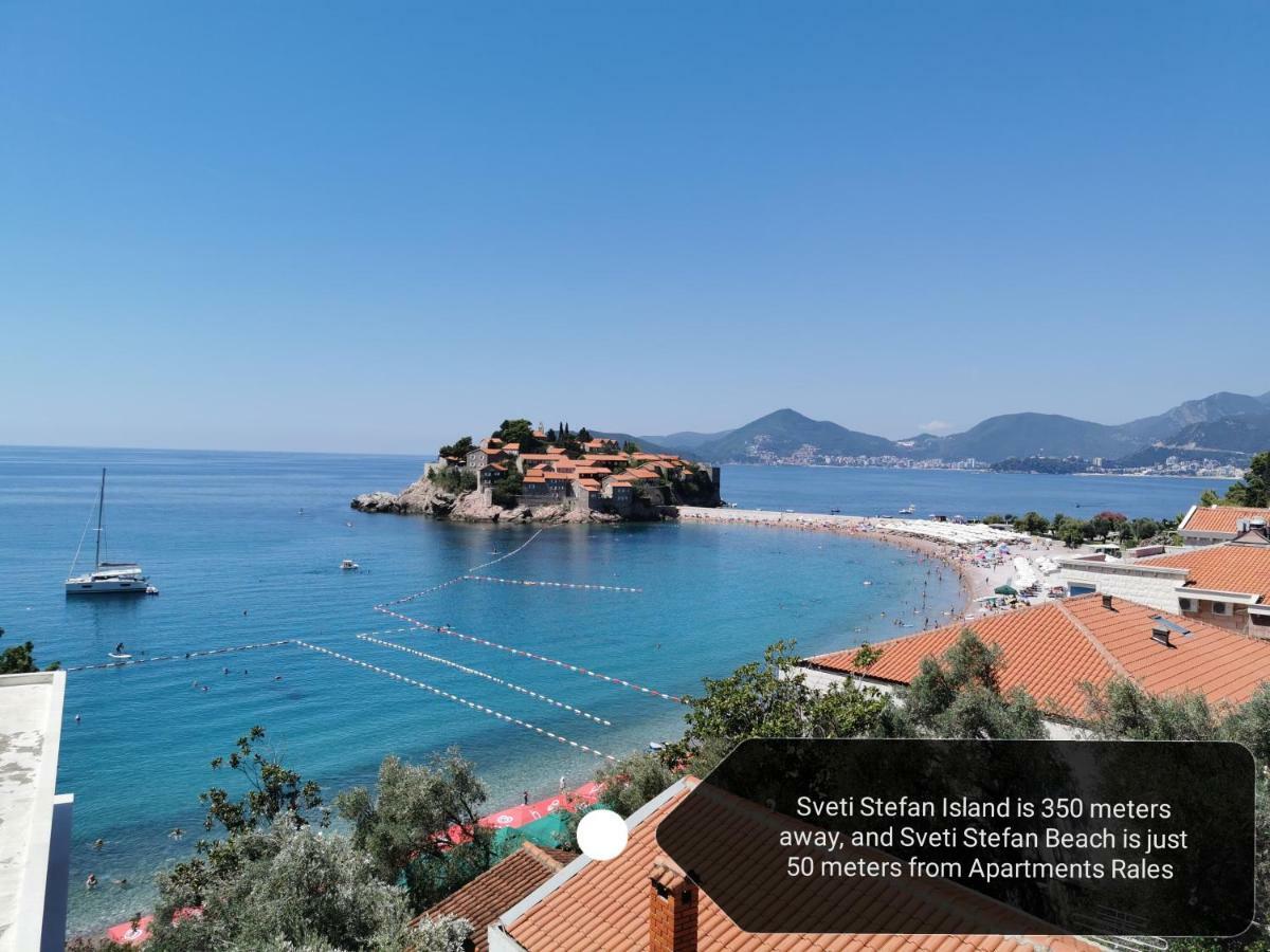 Apartments Rales Sveti Stefan Exteriér fotografie